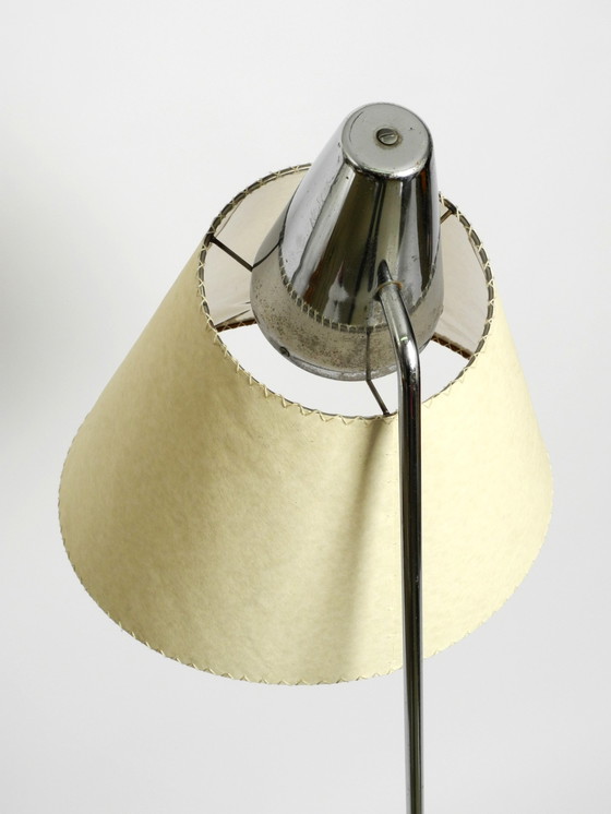 Image 1 of Prachtige originele 1960S metalen verchroomde vloerlamp door Josef Hurka voor Napako Czech