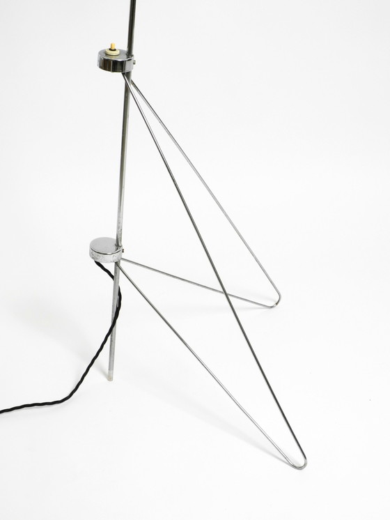Image 1 of Prachtige originele 1960S metalen verchroomde vloerlamp door Josef Hurka voor Napako Czech