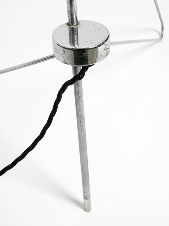 Image 1 of Prachtige originele 1960S metalen verchroomde vloerlamp door Josef Hurka voor Napako Czech