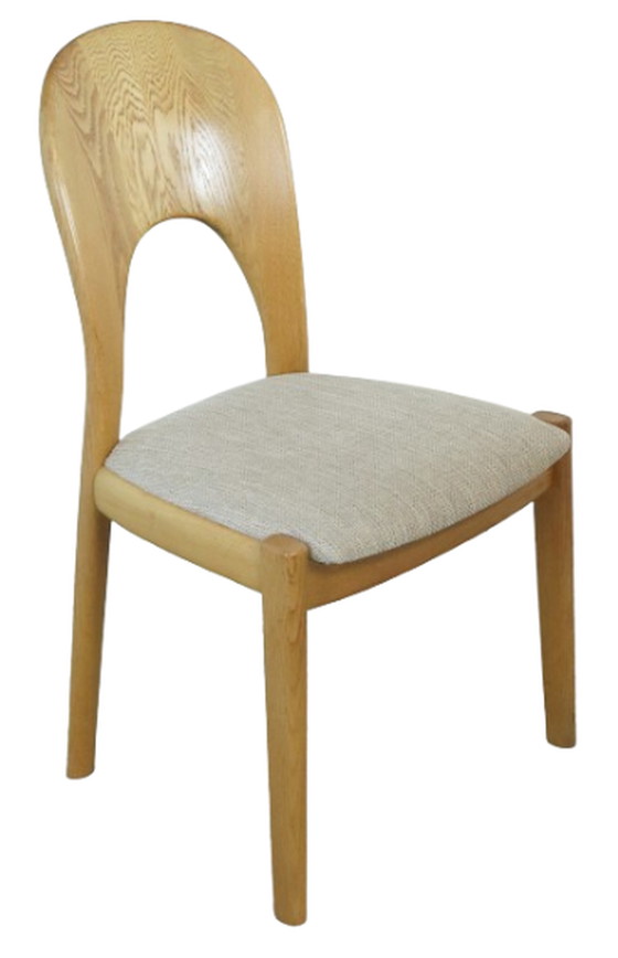 Image 1 of 4x Niels Koefoed Morten stoelen eetkamerstoelen 'Vordingborg' vintage
