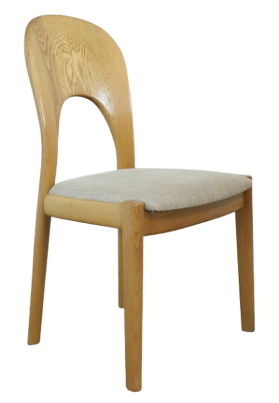 Image 1 of 4x Niels Koefoed Morten stoelen eetkamerstoelen 'Vordingborg' vintage