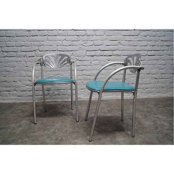 Image 1 of Paar vintage Alisea stoelen van Lisa Bross voor Studio Simonetti, Italië 1980