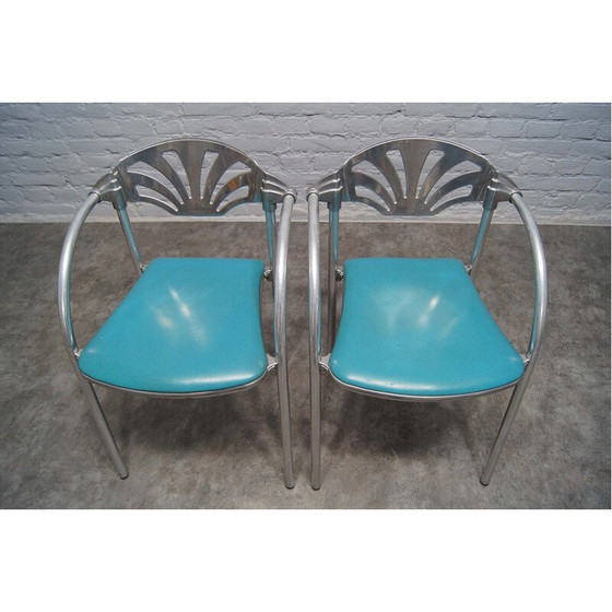 Image 1 of Paar vintage Alisea stoelen van Lisa Bross voor Studio Simonetti, Italië 1980