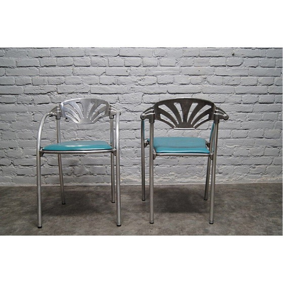 Image 1 of Paar vintage Alisea stoelen van Lisa Bross voor Studio Simonetti, Italië 1980