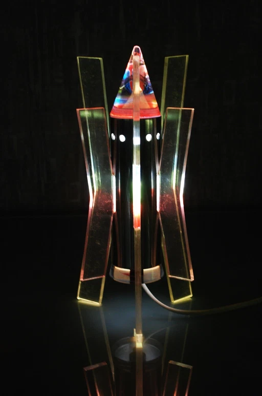 Raket Lamp Lanceering Blast-Off  Space-Age