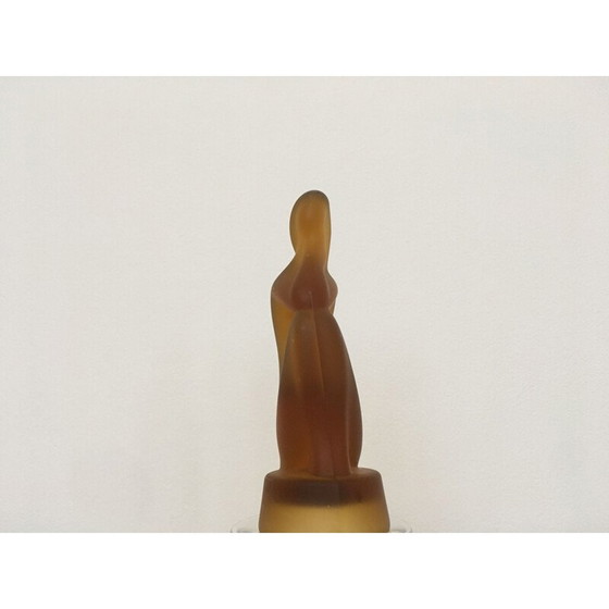 Image 1 of Vintage glazen sculptuur door Jitka Forejtova, Tsjecho-Slowakije 1970