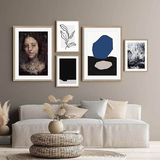 Image 1 of Sharon Amir - Vintage Zeefdruk Ei - "A Love Story I" - Z L