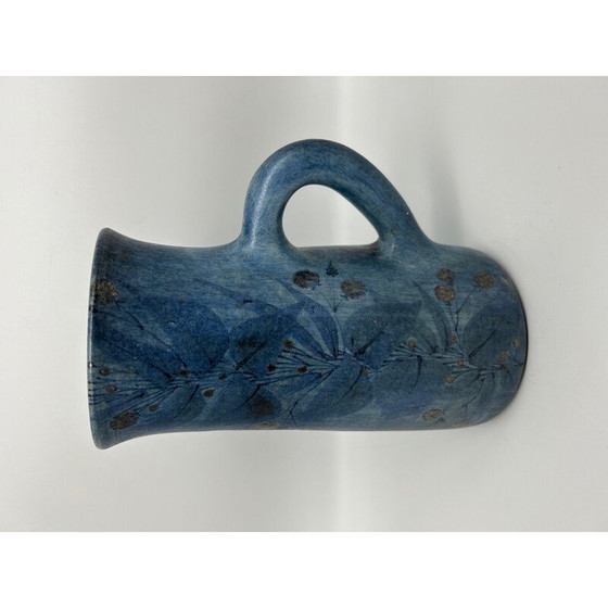 Image 1 of Vintage kruik met florale decoratie van Dominique Baudart voor Vallauris, 1950