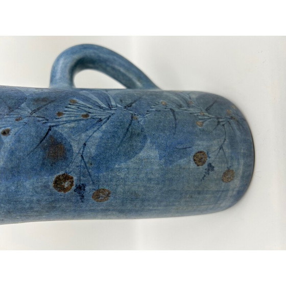 Image 1 of Vintage kruik met florale decoratie van Dominique Baudart voor Vallauris, 1950