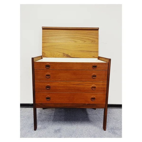 Image 1 of Vintage Teak Bureaukast