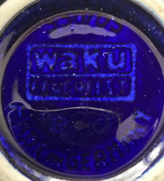 Image 1 of Vintage Geglazuurde Koffiepot Waku