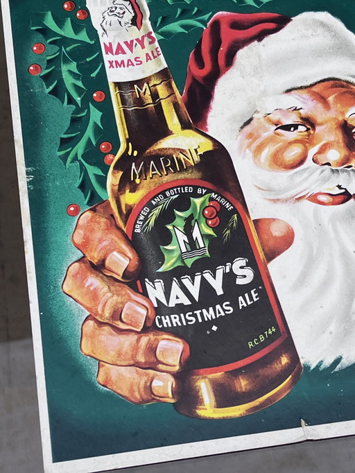 Reclame Authentiek Marine'S bier