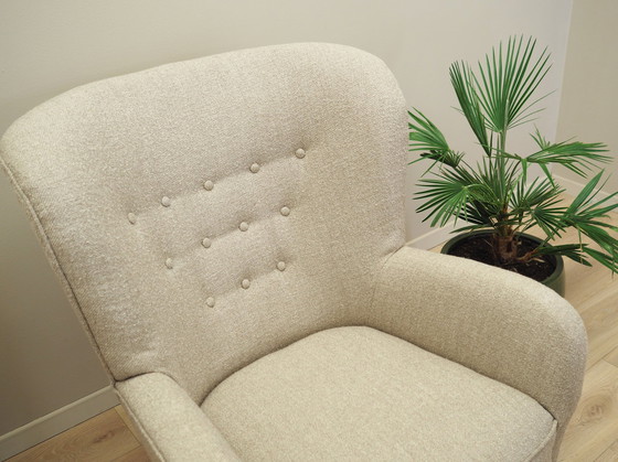 Image 1 of Beige fauteuil, Scandinavisch ontwerp, Productie: Denemarken