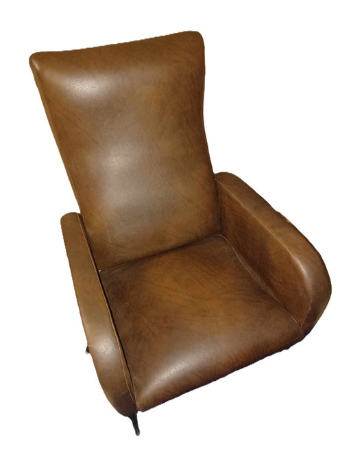 Vintage Relaxfauteuil Uit De Jaren 1950-60 