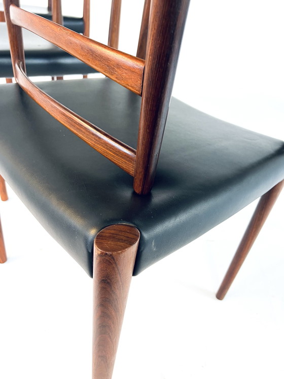 Image 1 of 6X Dining Chair Lübke, Jaren ‘60