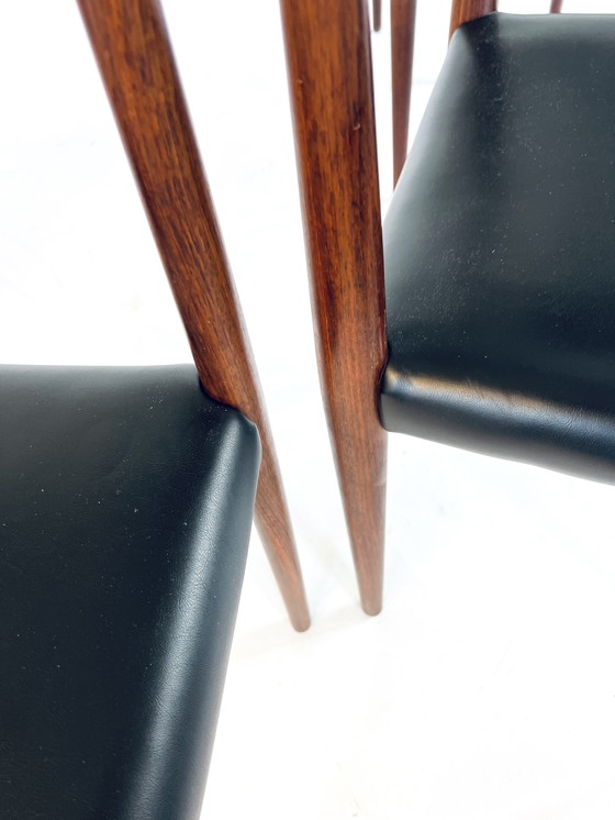 Image 1 of 6X Dining Chair Lübke, Jaren ‘60