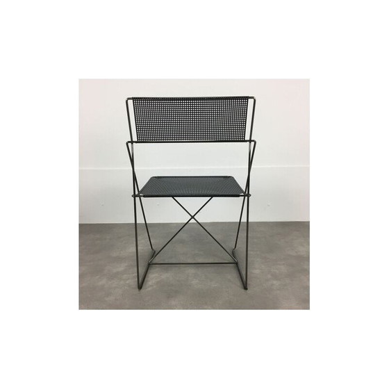 Image 1 of Set van 6 vintage X-Line stoelen van Niels Jorgen voor Magis, Italië 1980