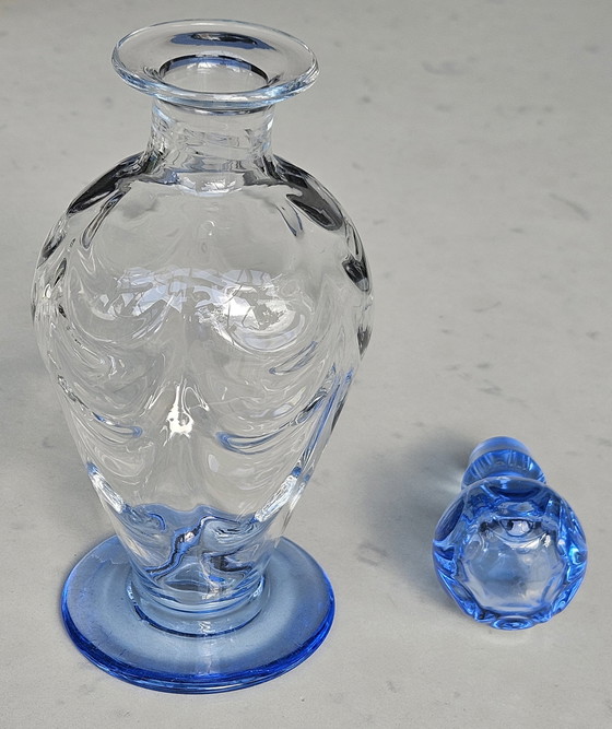 Image 1 of Thomas Webb Decanter The Blue Wave