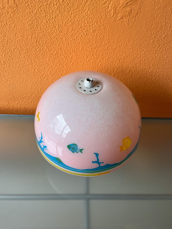 Image 1 of Zeldzame Sil Lux Vintage Mushroom Kinderlamp Italiaans Design