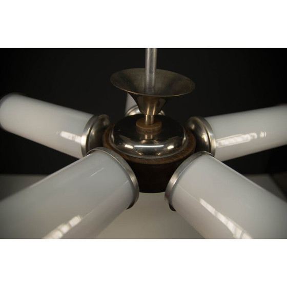 Image 1 of Vintage kroonluchter Bauhaus 1940