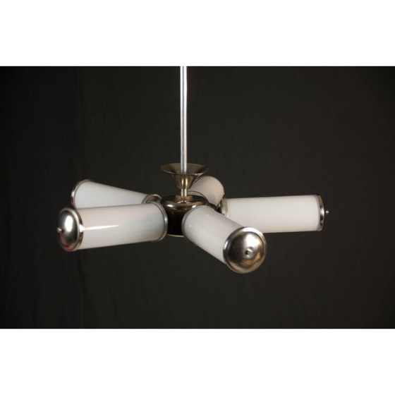 Image 1 of Vintage kroonluchter Bauhaus 1940
