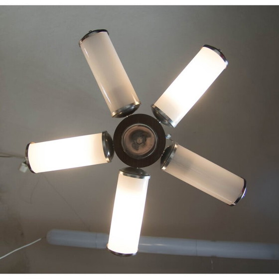 Image 1 of Vintage kroonluchter Bauhaus 1940