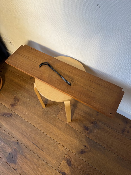 Poul Cadovius Plank Teak + 2 Metalen Beugels