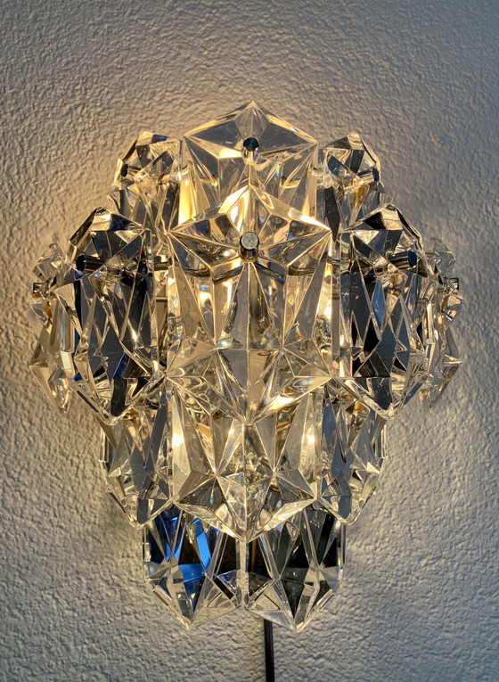 Image 1 of Vintage Kinkeldey glazen wandlamp