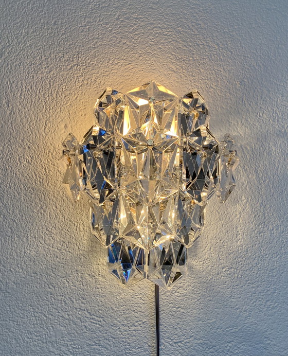 Image 1 of Vintage Kinkeldey glazen wandlamp