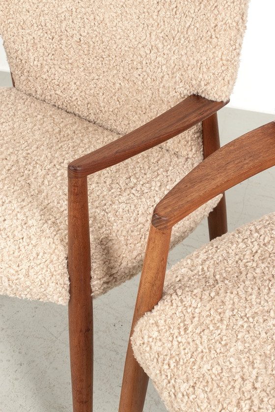 Image 1 of Set van 2 model ‘4205’ fauteuils Aksel Bender Madsen voor Fritz Hansen