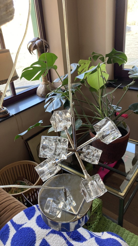 Image 1 of Vintage Ikea Isasa Ice Cube Hanglamp 