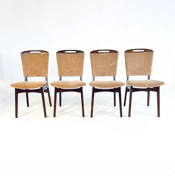 Image 1 of 4X Vintage Eetkamerstoel ‘60