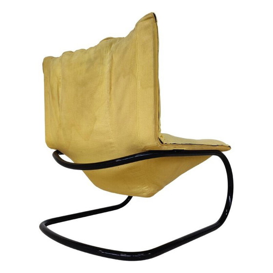 Image 1 of Paar vintage stoffen fauteuils, Italië 1970