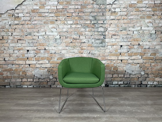 Image 1 of B&B Italia Tulip Sixty groen - fauteuil