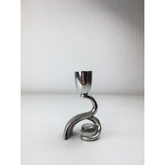 Image 1 of Vintage Art Deco kandelaar van Just Andersen, Denemarken 1930