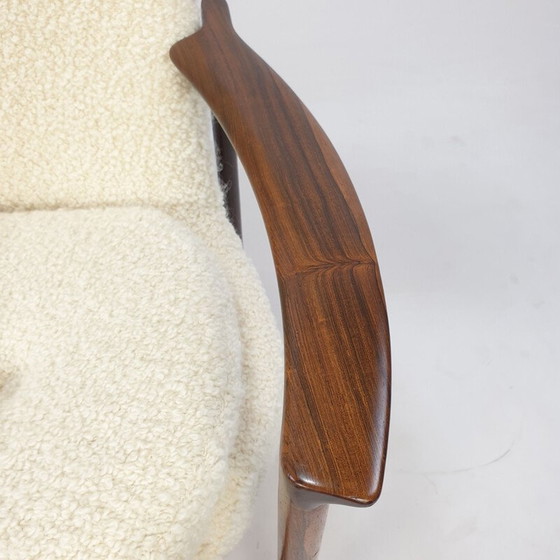 Image 1 of Vintage wing back fauteuil van Ib Kofod-Larsen, Denemarken 1950