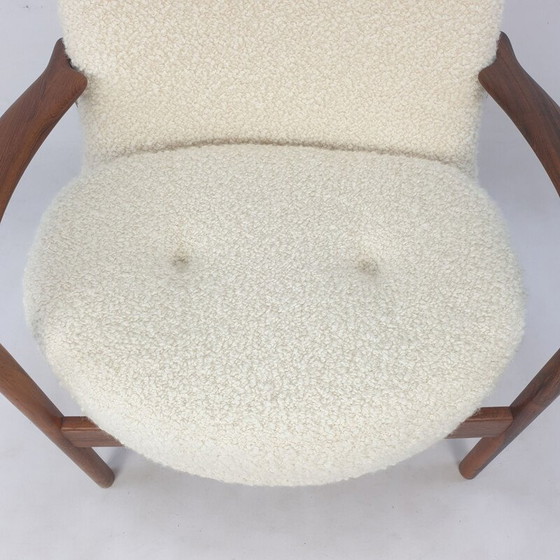 Image 1 of Vintage wing back fauteuil van Ib Kofod-Larsen, Denemarken 1950