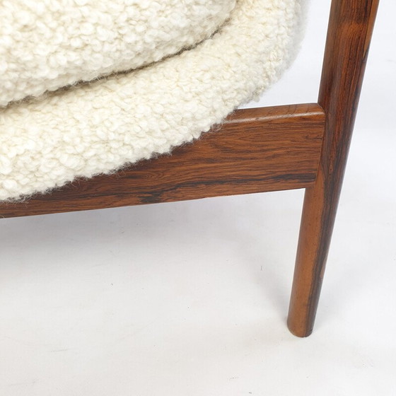 Image 1 of Vintage wing back fauteuil van Ib Kofod-Larsen, Denemarken 1950