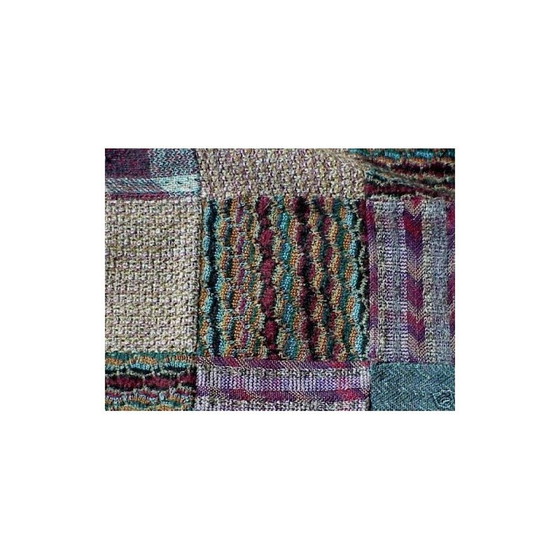 Image 1 of Vintage patchwork serie arra's van Ottavio Missoni voor Saporiti, Italië 1970