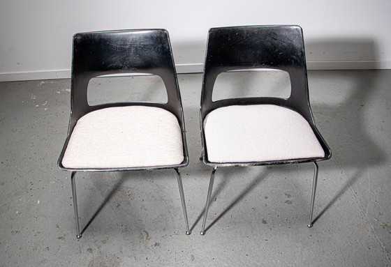 Image 1 of 6x Kay Korbing voor Fibrex Denemarken Stoelen