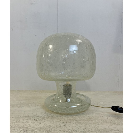 Image 1 of Glazen tafellamp uit Mid Century, jaren 1960