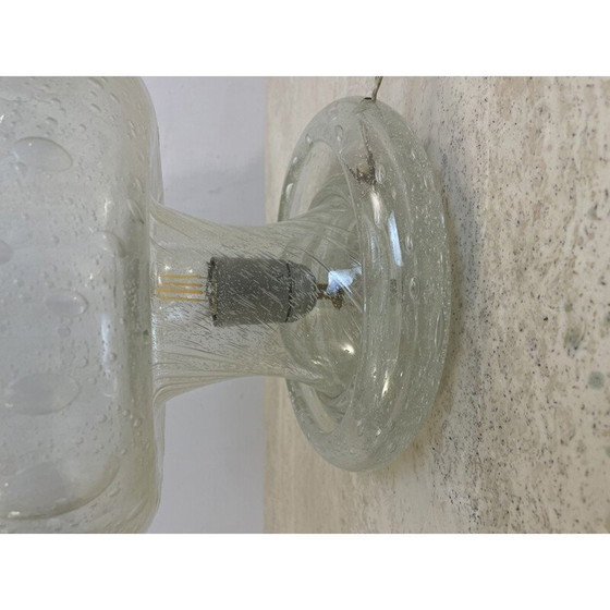 Image 1 of Glazen tafellamp uit Mid Century, jaren 1960