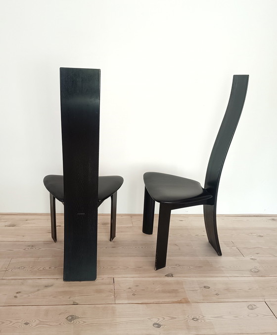 Image 1 of 4X Tranekaer Denmark Eetkamerstoelen