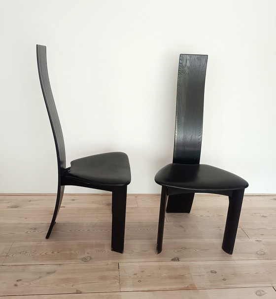 Image 1 of 4X Tranekaer Denmark Eetkamerstoelen