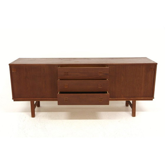 Image 1 of Vintage dressoir van teak en beuken, Zweden 1960