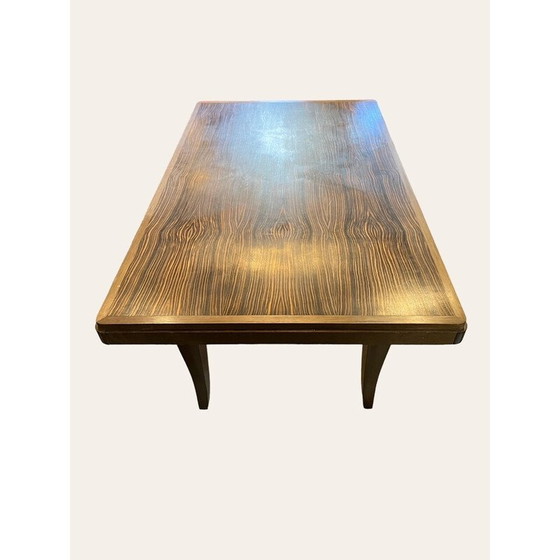 Image 1 of Vintage macassar ebbenhouten tafel door Vallin, 1940