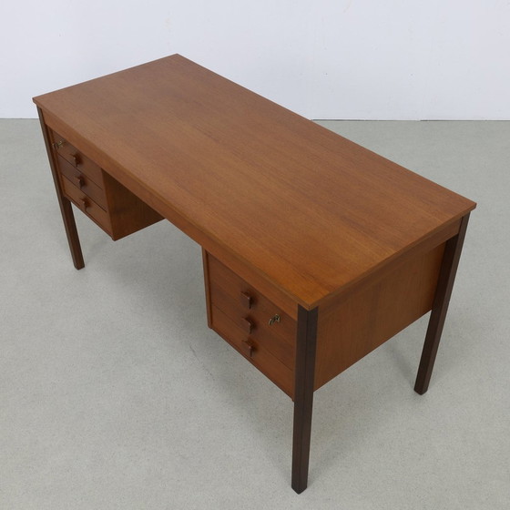 Image 1 of Vintage Bureau Teak Deens, 1960S