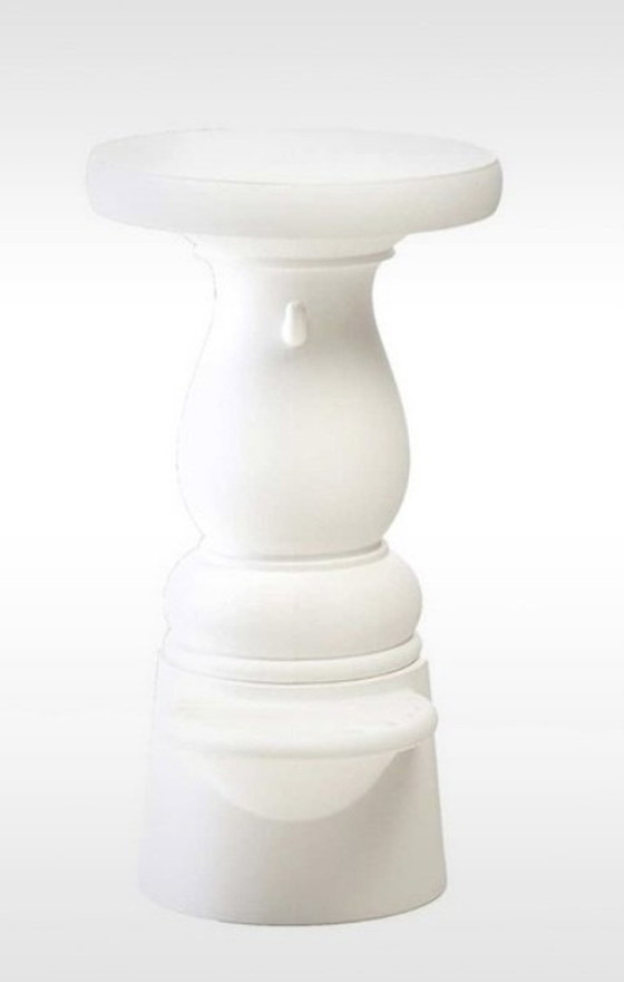 Image 1 of Container Barstool Moooi Hoog Marcel Wanders Wit