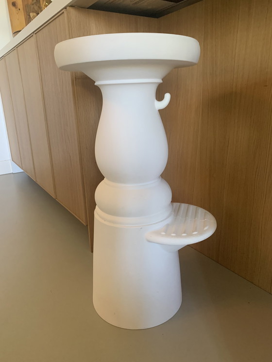 Image 1 of Container Barstool Moooi Hoog Marcel Wanders Wit