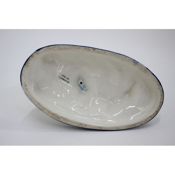 Image 1 of Vintage art deco keramisch beeld van een zittende naakte vrouw, Tsjecho-Slowakije 1930